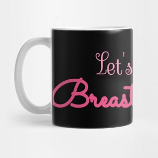 Breast Cancer Typography Mug